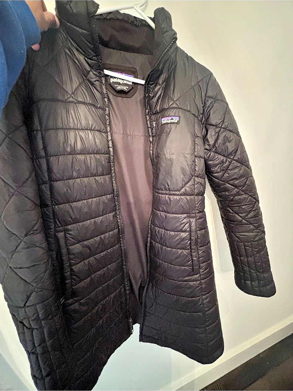 Patagonia Nano Puff Quilted Puffer in Black Size Large